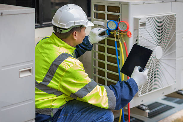 Professional Air Conditioning Repair technician working in Milan, OH